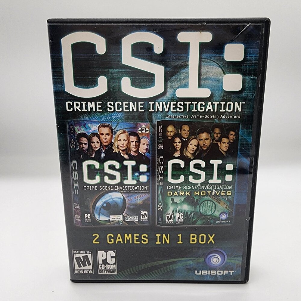 CSI: Crime Scene Investigation - 2 Games In 1 Box (PC - 2006)